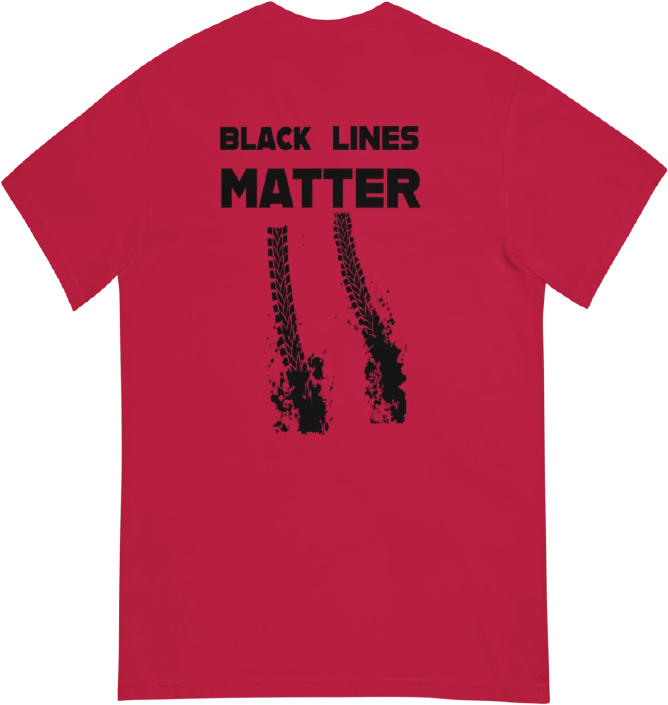 Black Lines matter T-shirt