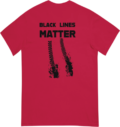 Black Lines matter T-shirt