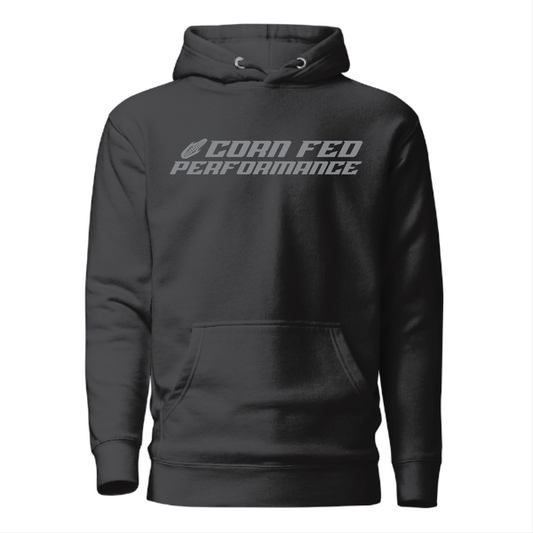 Men and Women's Charcoal Grey Corn Fed Pullover Hoodie