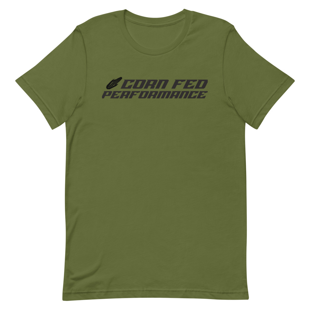 Men's short sleeve Corn Fed Performance shirt Army Green