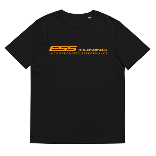 Men's short sleeve ESS Tuning shirt with Orange print