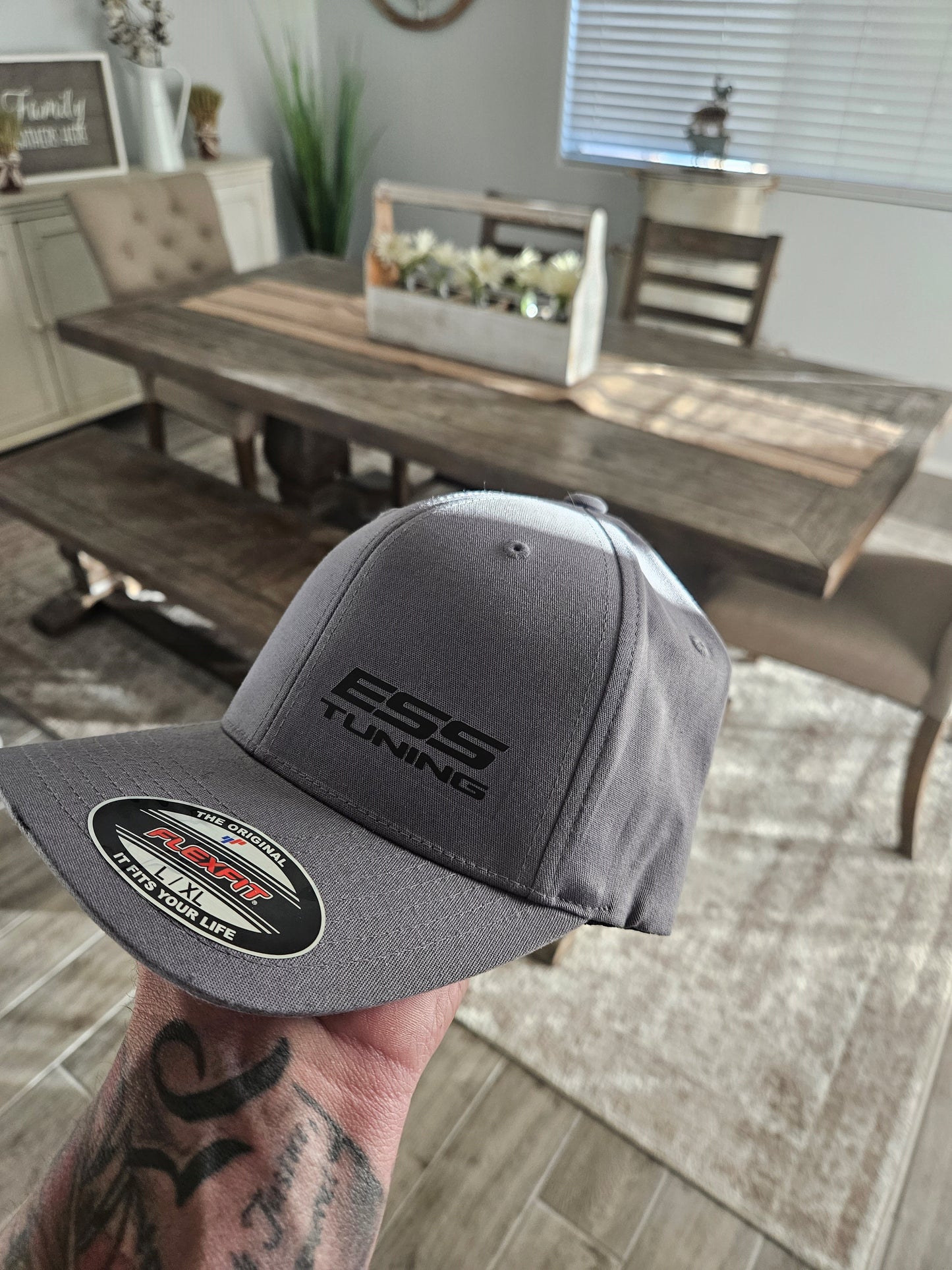 Grey Flexfit hat