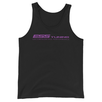 Men's tank top with purple print