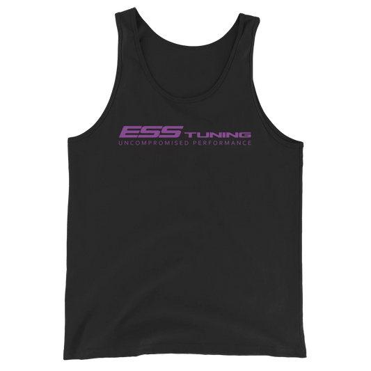 Men's tank top with purple print