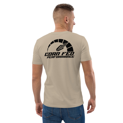 Men's short sleeve Corn Fed Performance shirt in Stone Grey