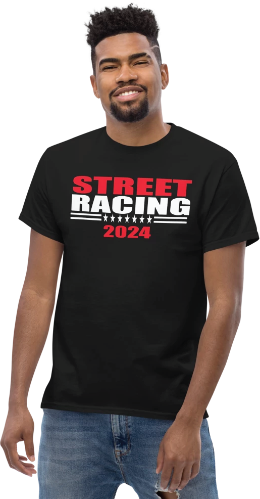 Short sleeve Street Racing Print