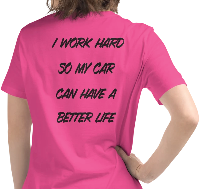 I work hard T-shirt