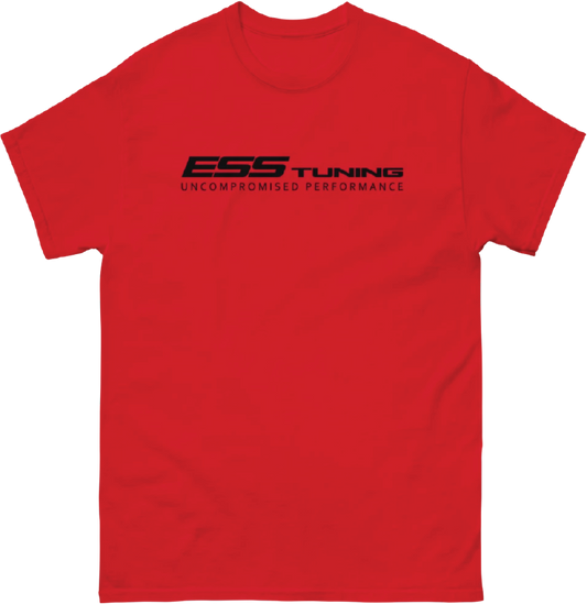 Men's red short sleeve ESS Tuning shirt