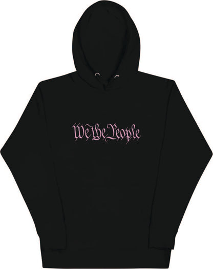 Hoodie with We The People print in Pink.