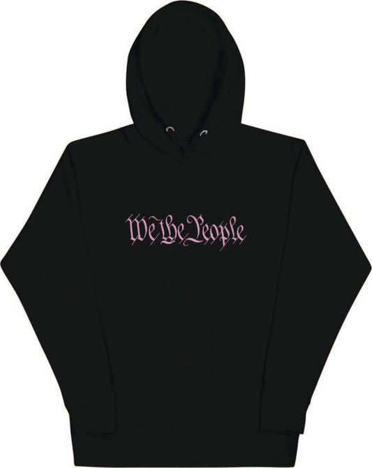 Hoodie with We The People print in Pink.