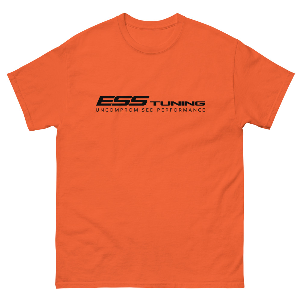 Men's short sleeve orange ESS Tuning shirt