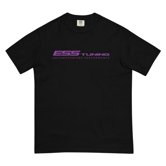 Men's short sleeve ESS Tuning shirt w Purple print